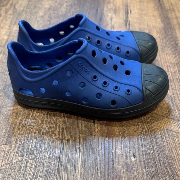 CROCS Other - CROCS Blue Water Shoes Kids 12c Slip On Lighweight Pool Beach Grip Sole‎ Summer